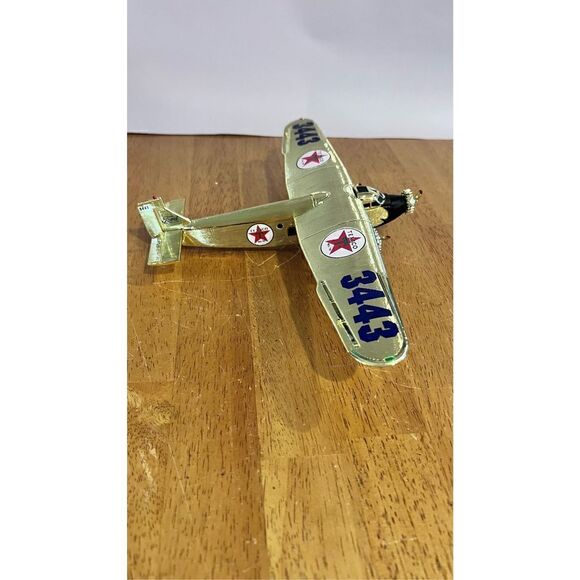 1999 ETRL RACING CHAMPIOS TEXACO FORD TRIMOTORED MONOPLANE DIE CAST GOLD - Picture 8 of 16